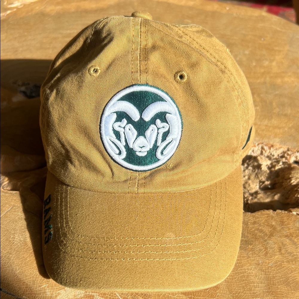 CSU Colorado State Rams Tan Baseball Cap